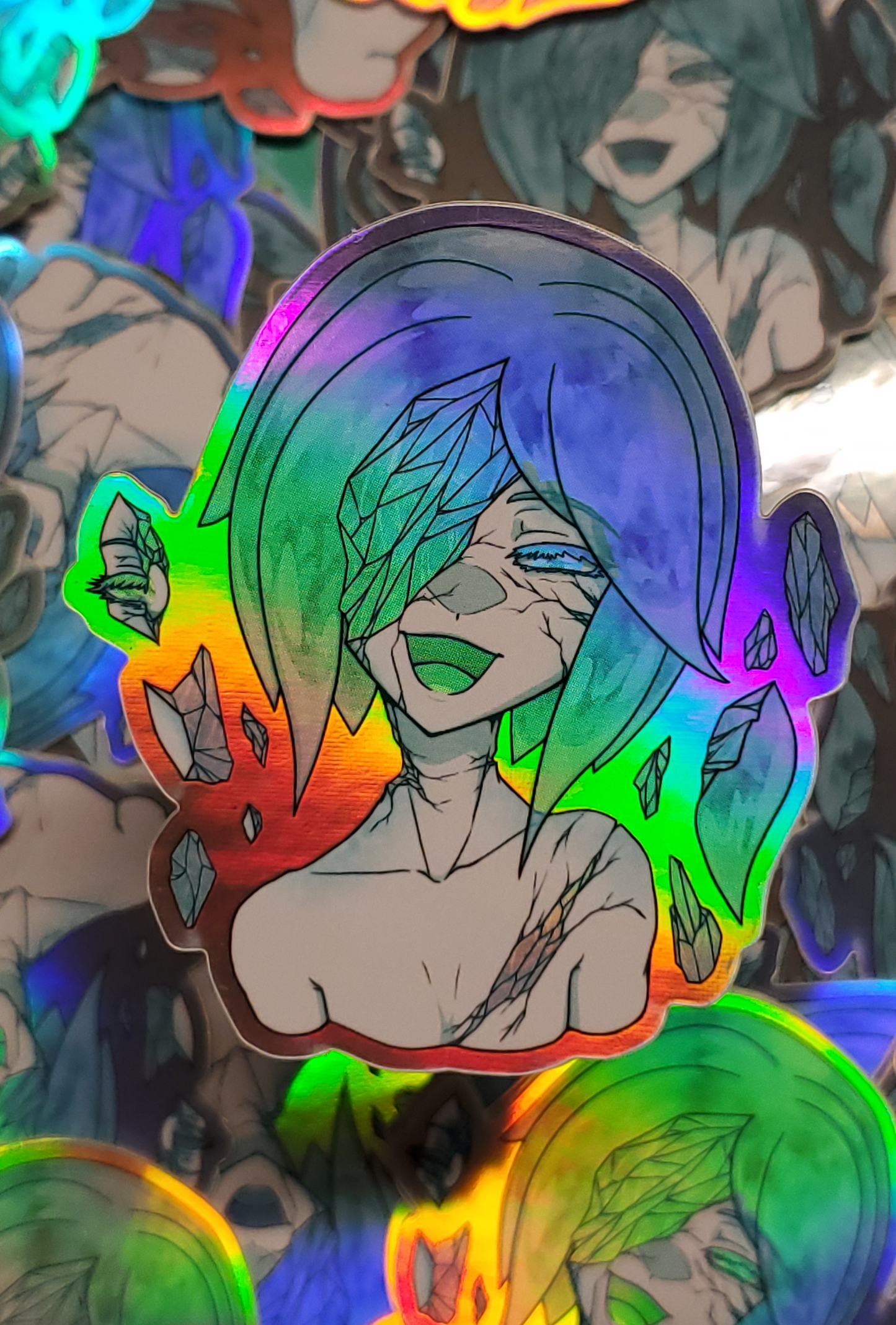 HnK Peppermint Gem Holo sticker