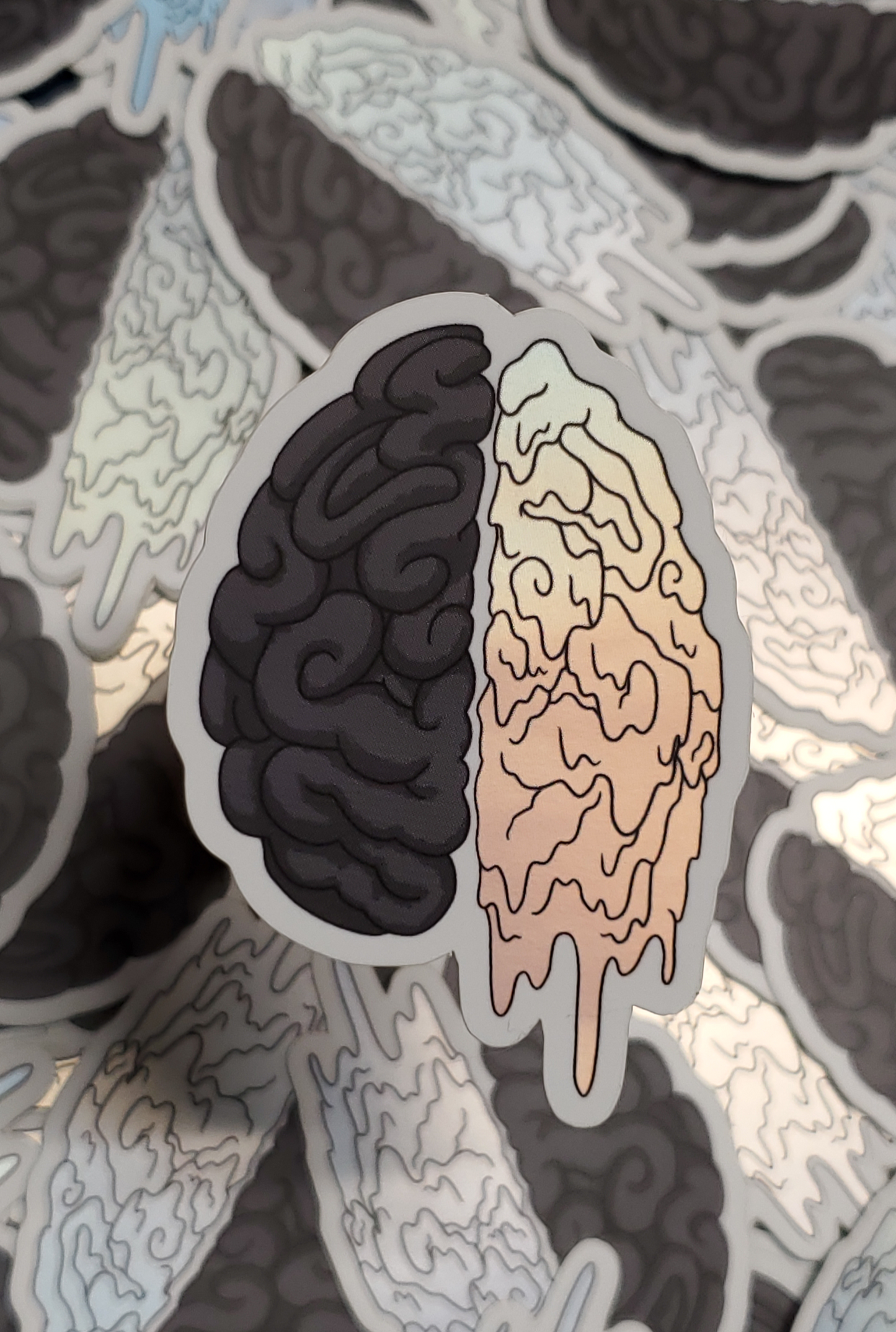 Brainsick Holo sticker