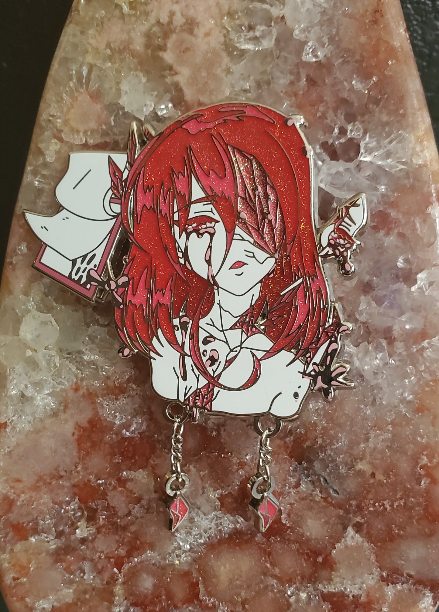 HnK Lonely Scarlet Gem pin