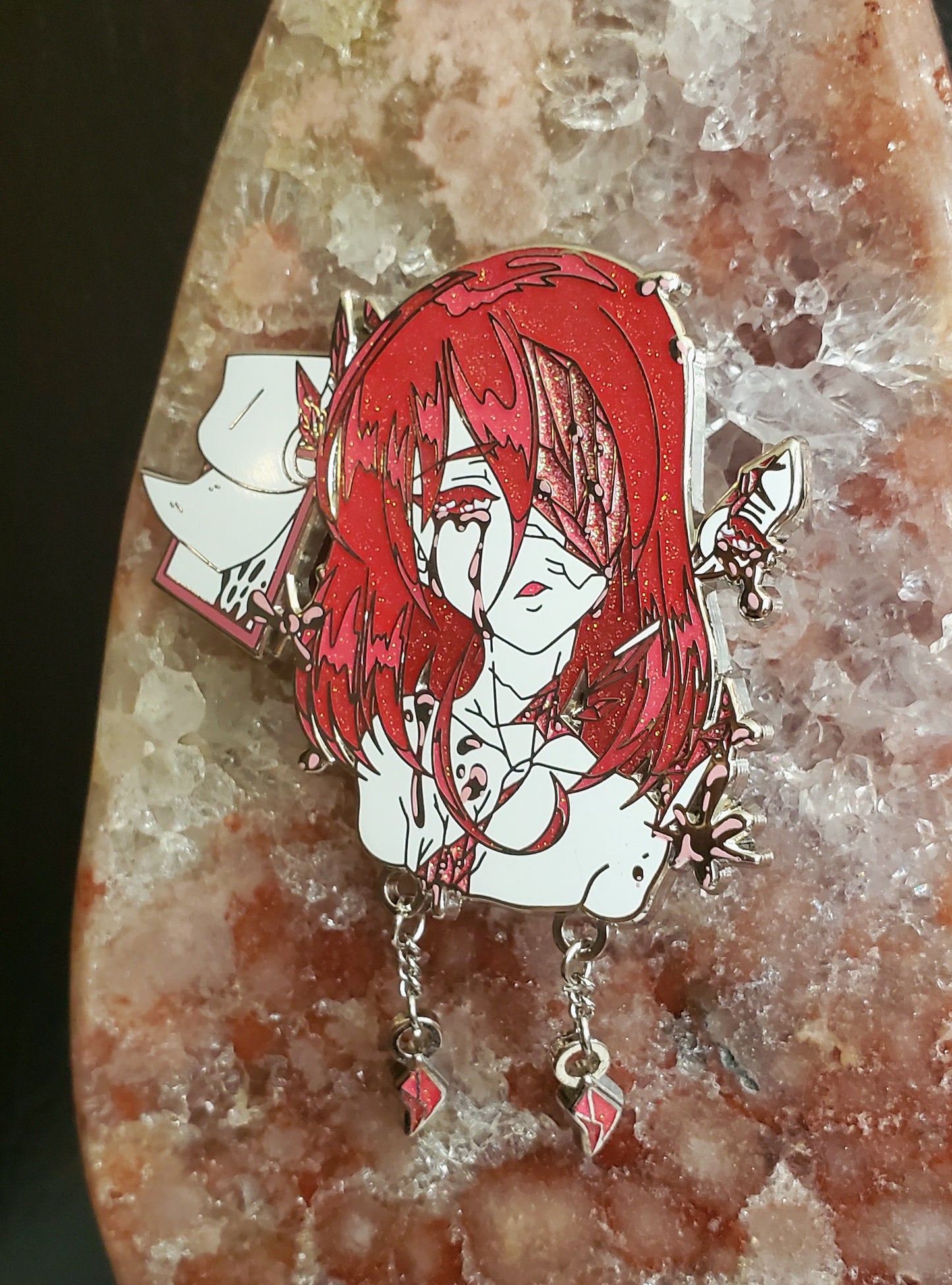 HnK Lonely Scarlet Gem pin