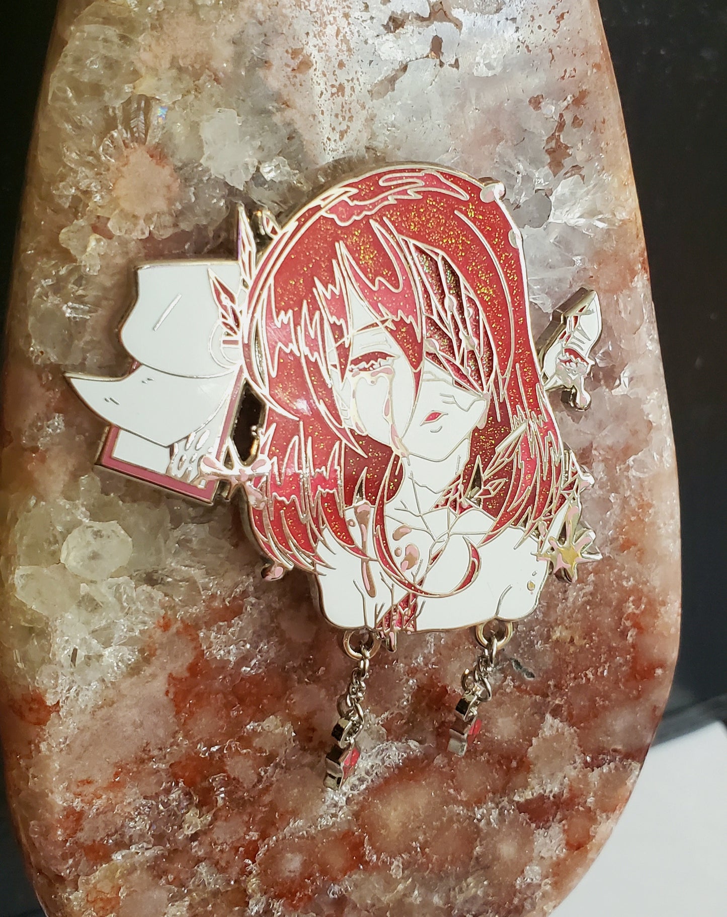 HnK Lonely Scarlet Gem pin