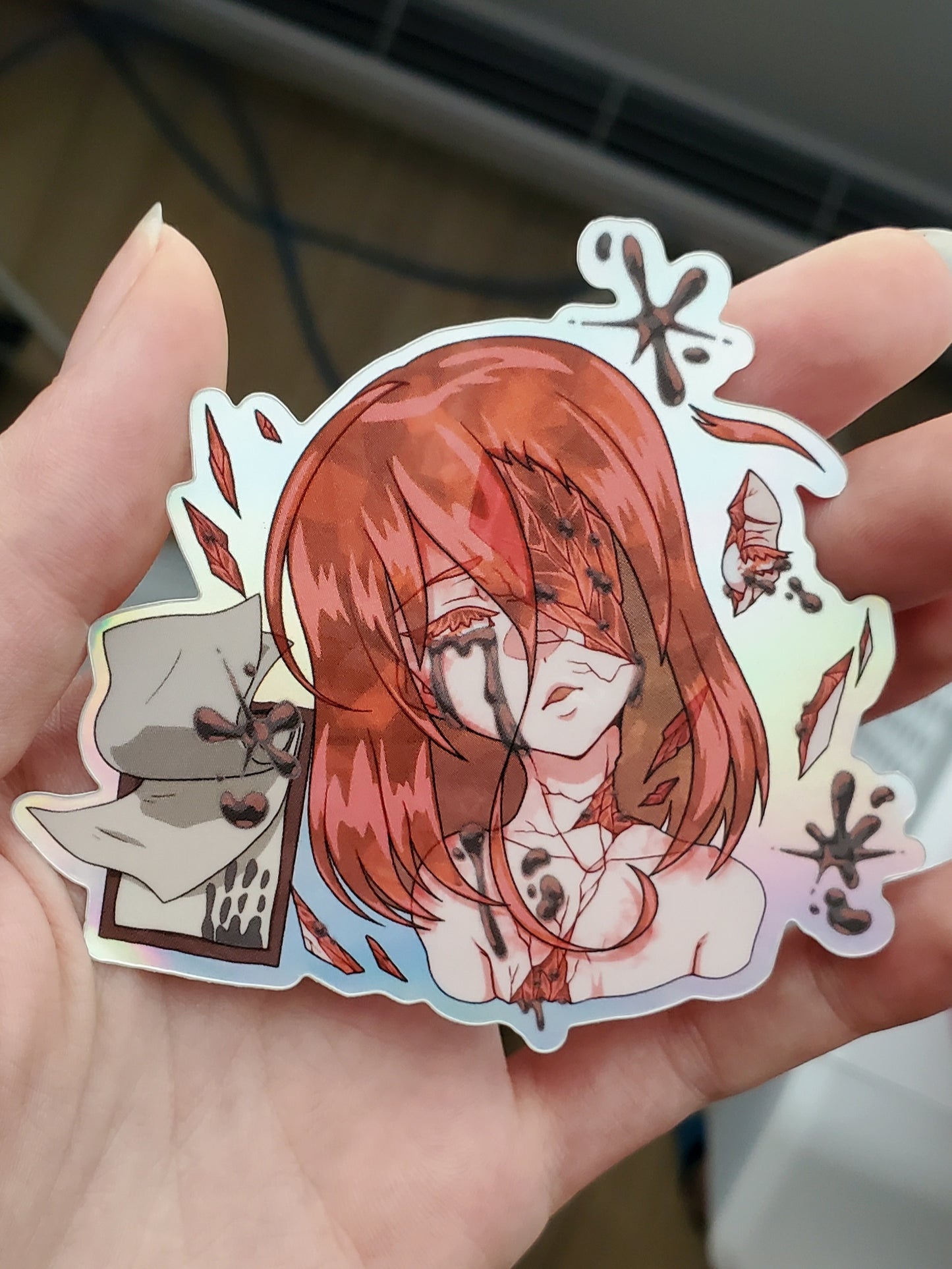 HnK Scarlet Gem Holo sticker