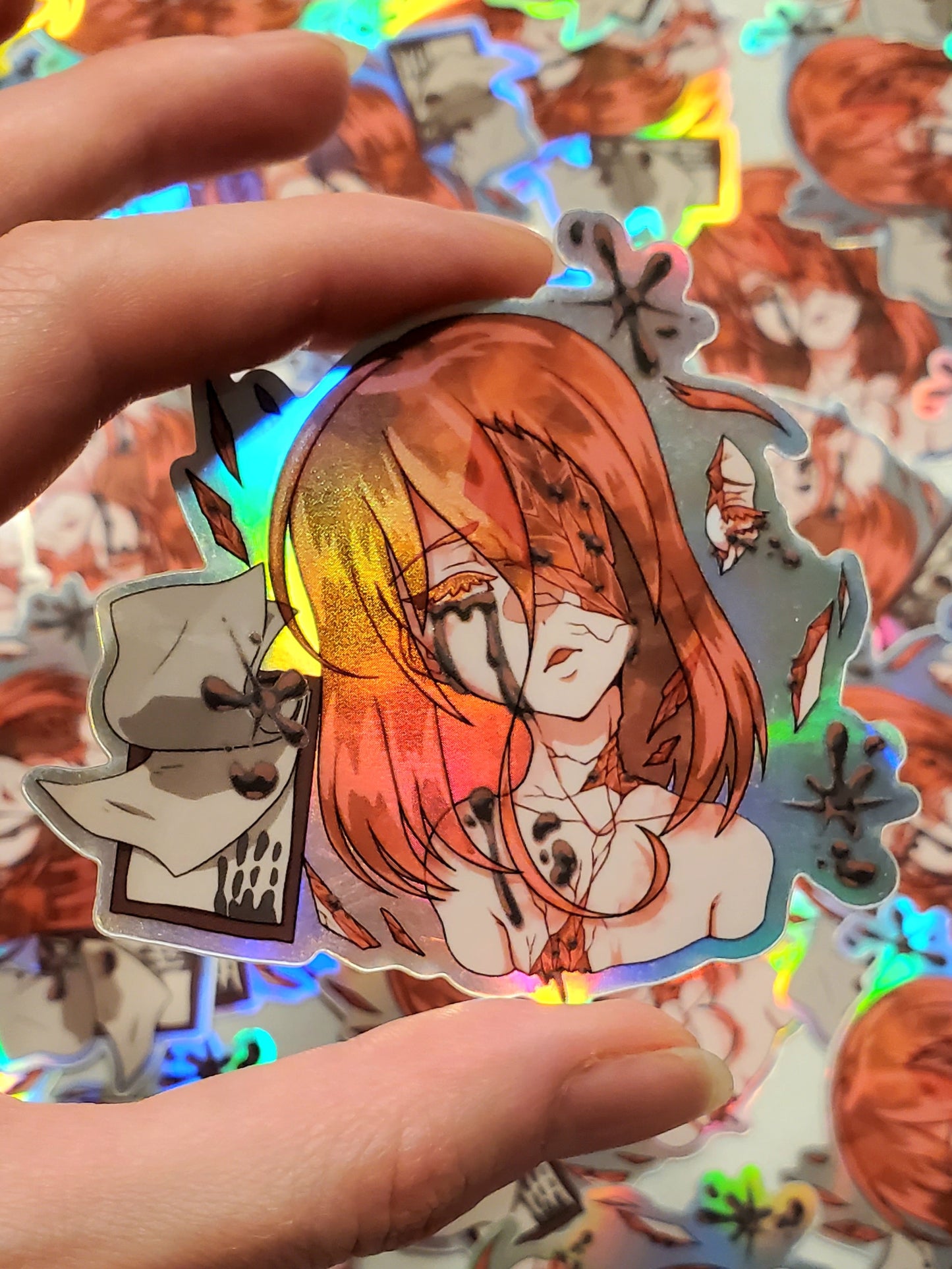 HnK Scarlet Gem Holo sticker