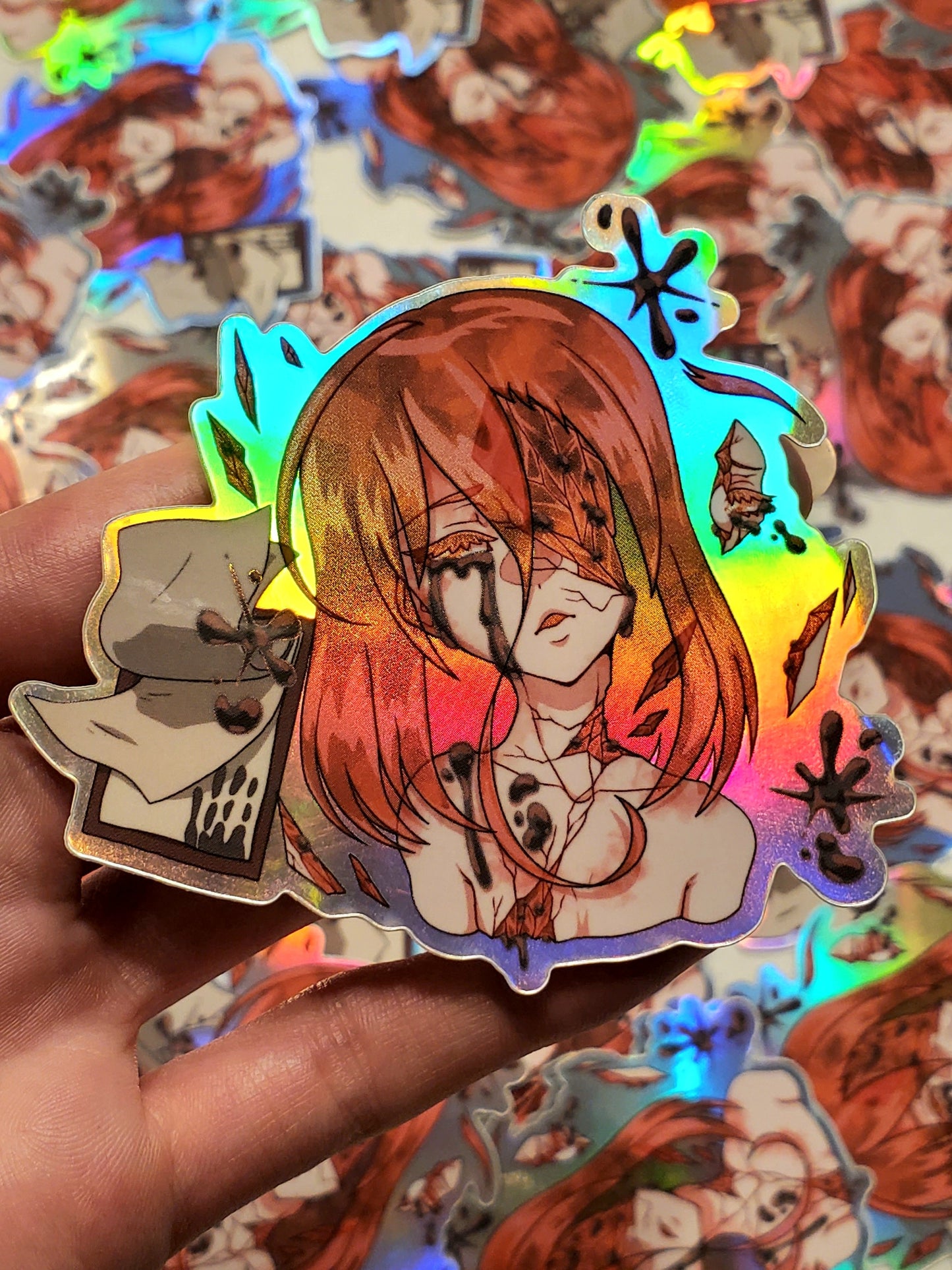 HnK Scarlet Gem Holo sticker