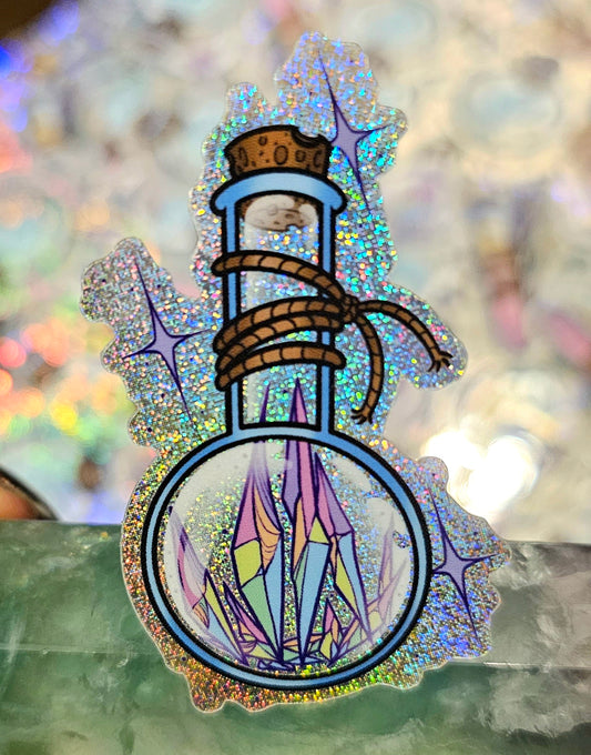 Bottled Crystals Shimmer sticker