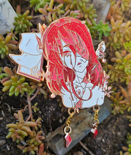 HnK Lonely Scarlet Gem Variant pin