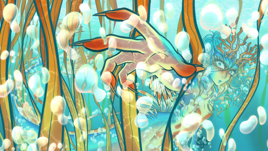 Desktop Wallpaper Hidden Mermaid Marmoris DIGITAL DOWNLOAD ONLY