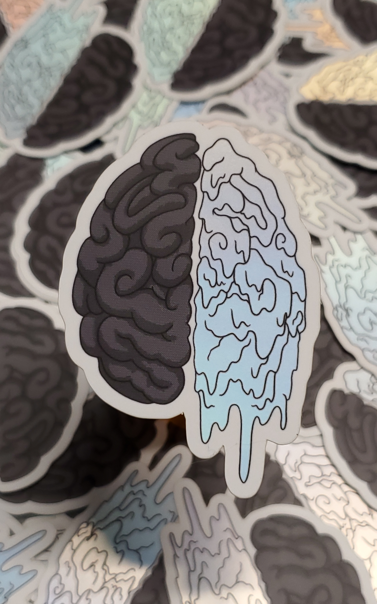 Brainsick Holo sticker