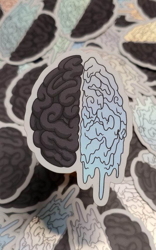 Brainsick Holo sticker