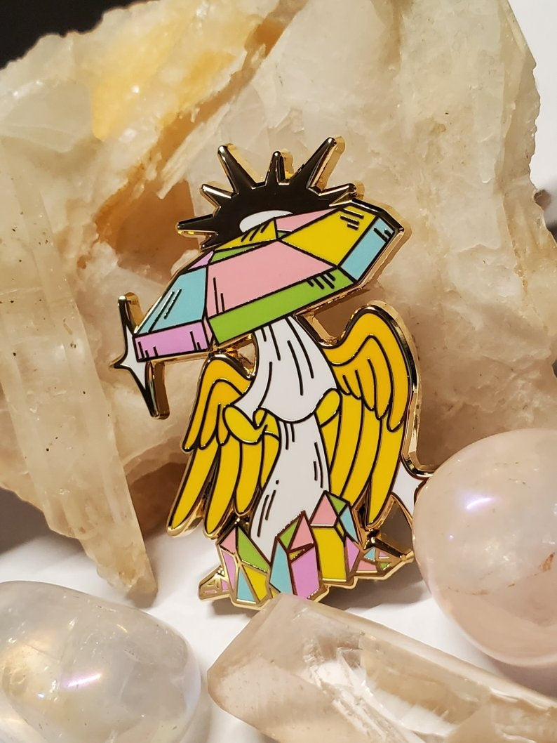 MM&SS: Angelic Aura Shroom pin