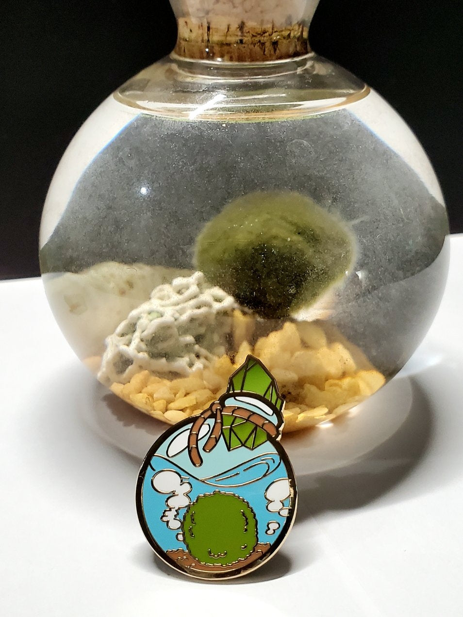 MM&SS: Marimo Moss Ball pin